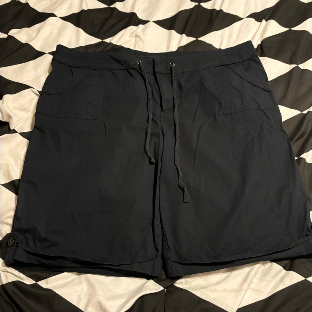 Lane Bryant black shorts